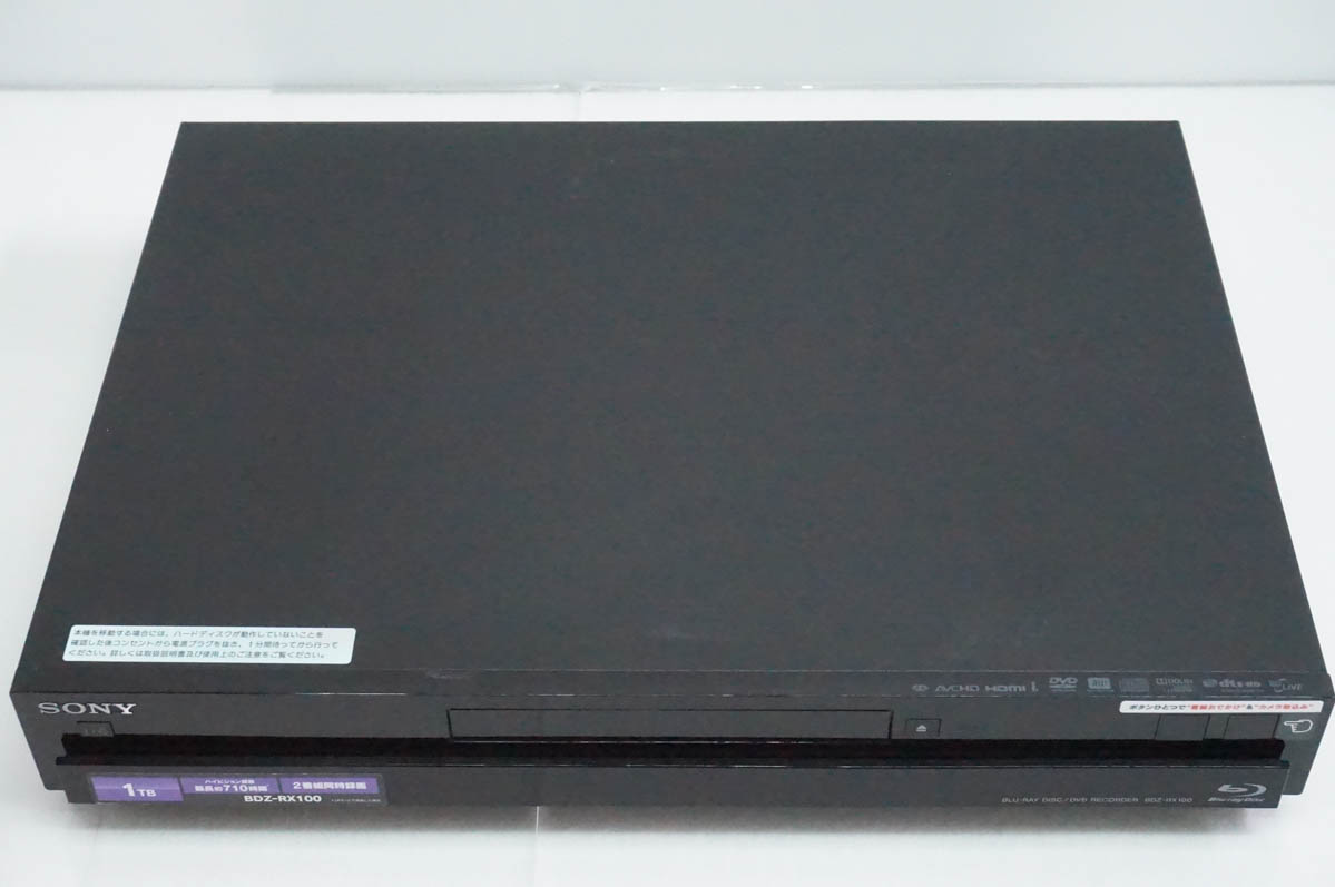 ソニー　BDレコーダー　ブルーレイ/DVD 21年製　中古　M70828-12 SONY BDZ-FBW2100 価格比較 - 価格.com