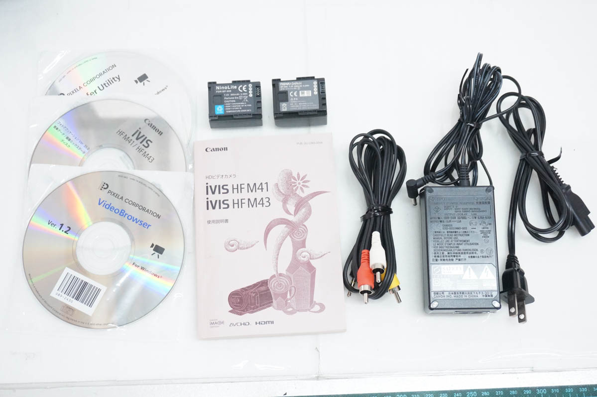 中古 Canonキャノン ハイビジョンデジタルビデオカメラ iVIS HF M43
