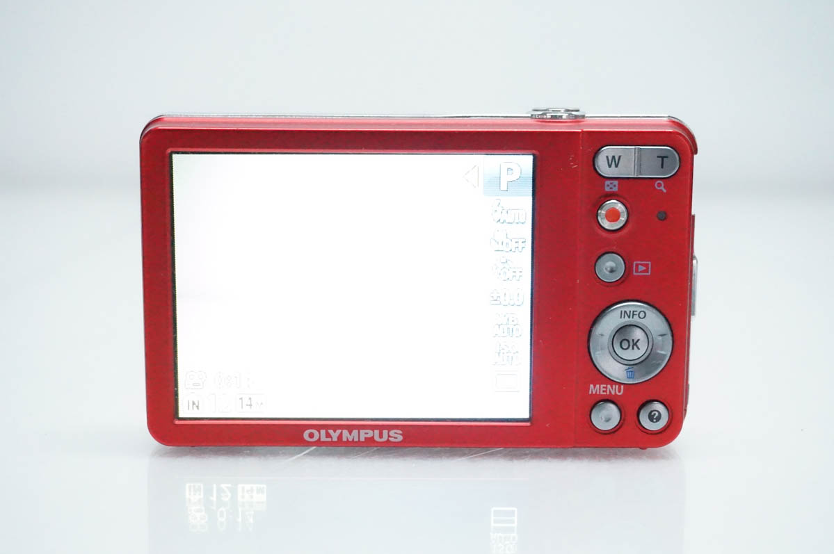中古 OLYMPUSオリンパス コンパクトデジタルカメラ 1400万画素 VG-120