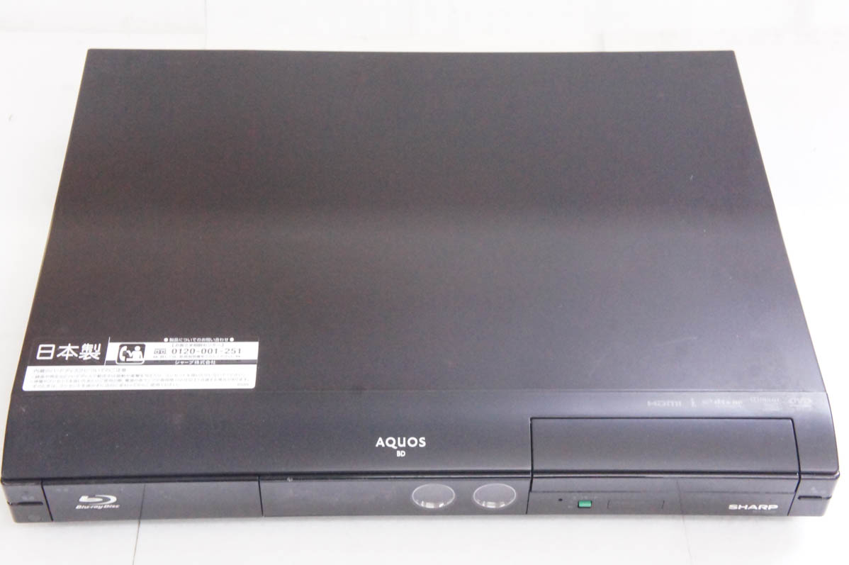 ss7198　シャープ ブルーレイレコーダー BD-HD22 アクオス 250GB ブラック 取扱説明書付 リモコン付 SHARP AQUOS ブルーレイディスクレコーダー 黒 Blu-ray DVD HDD 録画 ダビング BDレコーダー 中古 機種別サポート情報（BD-HD22）│BDレコーダー・プレーヤー／4K