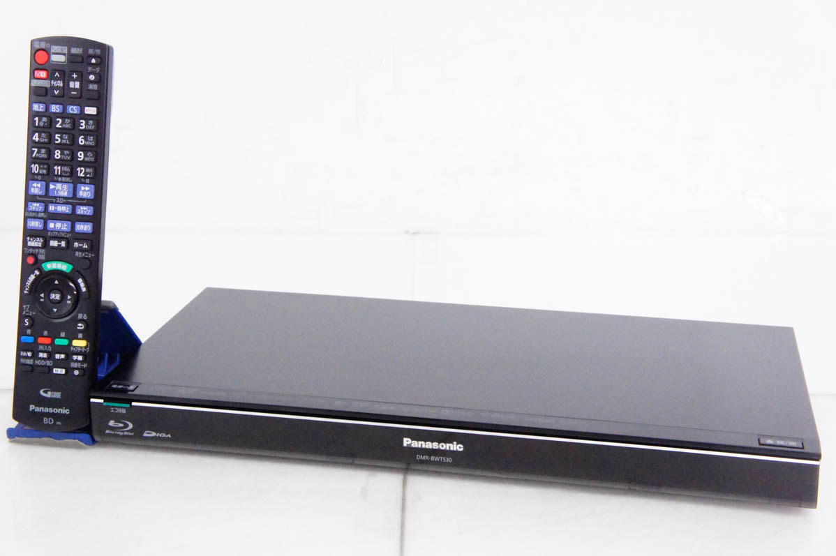 レコーダー Panasonic DMR-BWT530 HDD500GB 概要 HDD搭載ハイビジョンブルーレイディスクレコーダー DMR