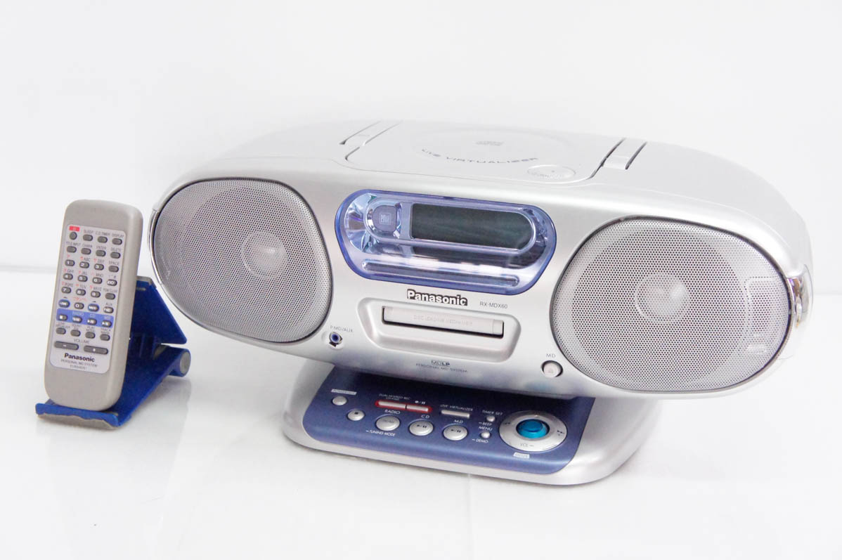 中古 Panasonicパナソニック パーソナルMDシステム CD／MD／ラジオ