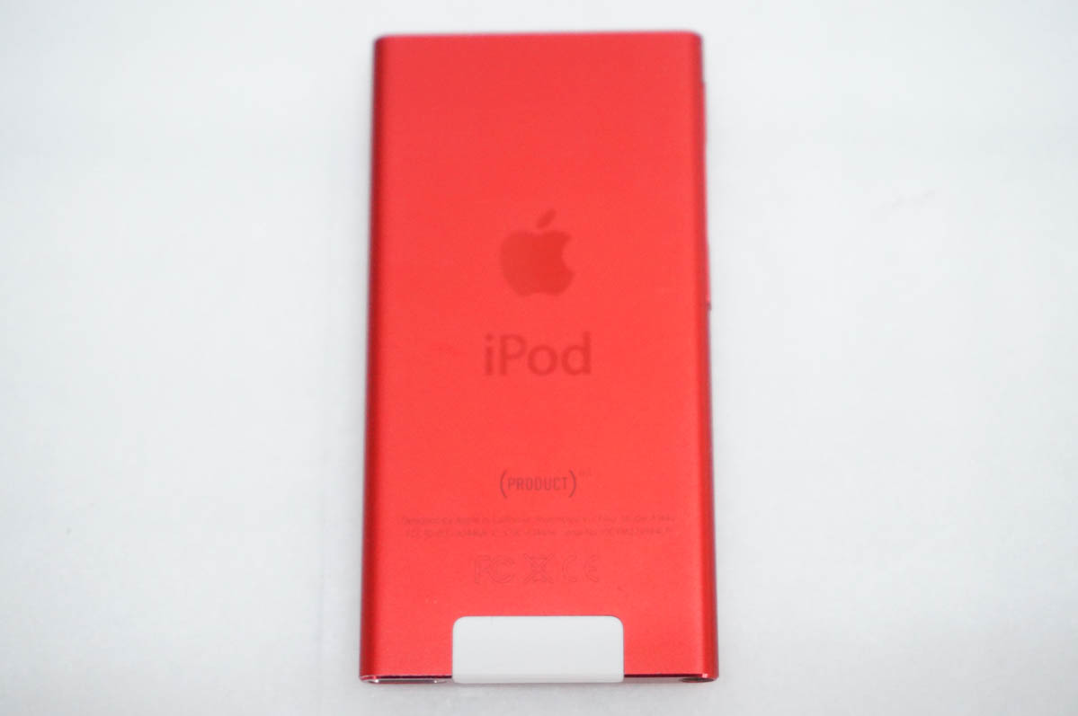 中古 Appleアップル 第7世代 iPod nano 16GB MD744J (PRODUCT) RED レッド