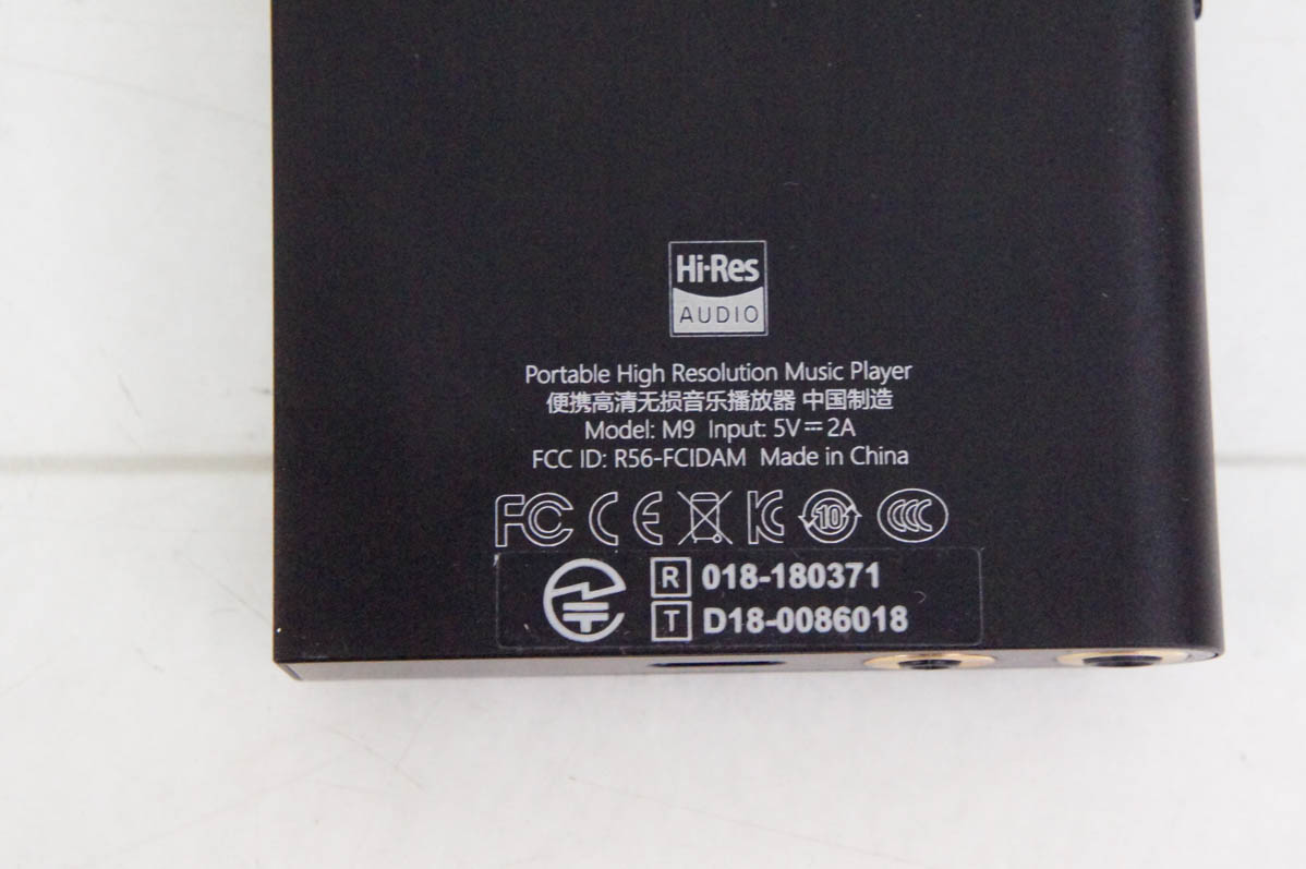 fiio m9（デジタルオーディオプレーヤー）｜ポータブルオーディオ