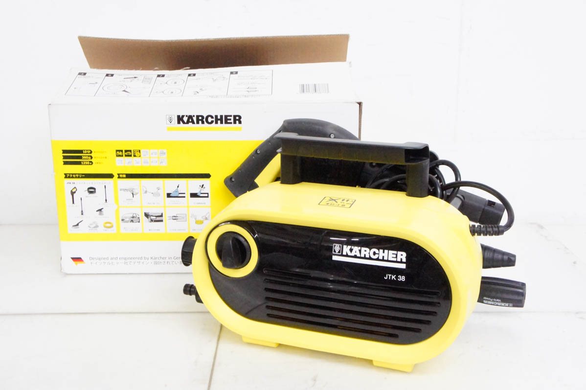 中古 KARCHERケルヒャー 家庭用高圧洗浄機 JTK38 1.600-960.0 : エス