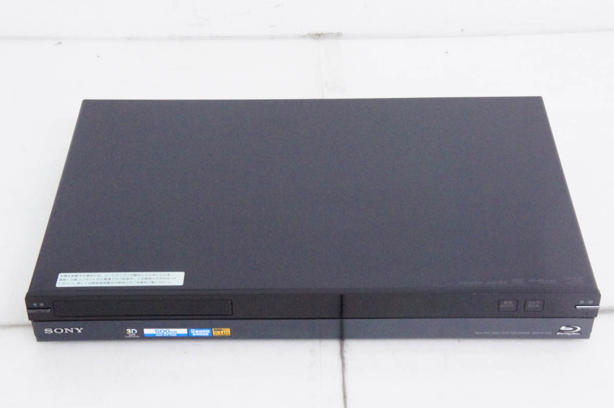 中古 SONYソニー ブルーレイディスク/DVDレコーダー BDZ-AT700