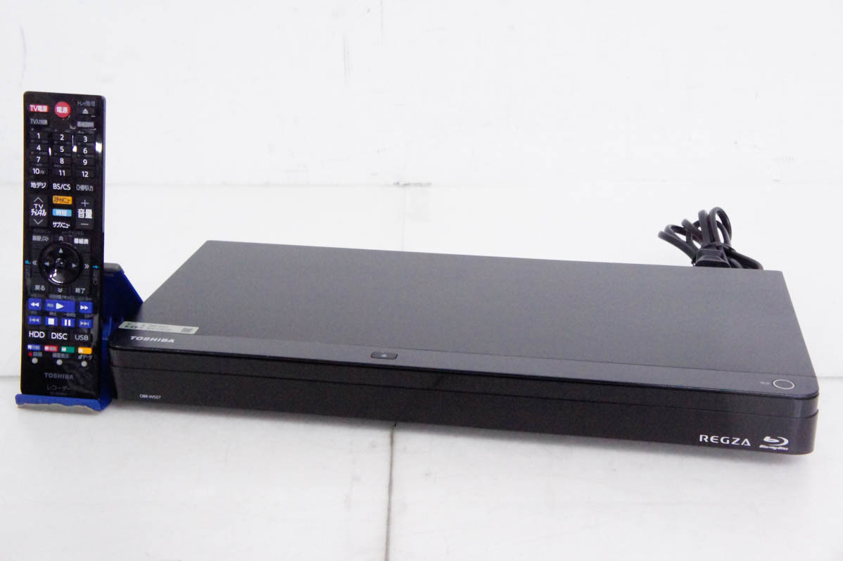 【中古・美品】東芝 REGZA DBR-W507 ブルーレイレコーダー 中古 東芝TOSHIBA ブルーレイレコーダー DBR-W507 Wチューナー