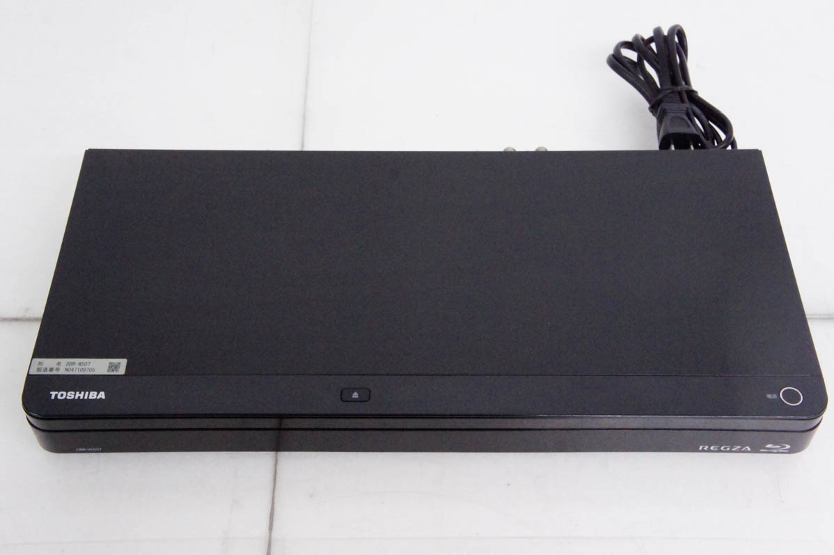 【中古・美品】東芝 REGZA DBR-W507 ブルーレイレコーダー 中古 東芝TOSHIBA ブルーレイレコーダー DBR-W507 Wチューナー
