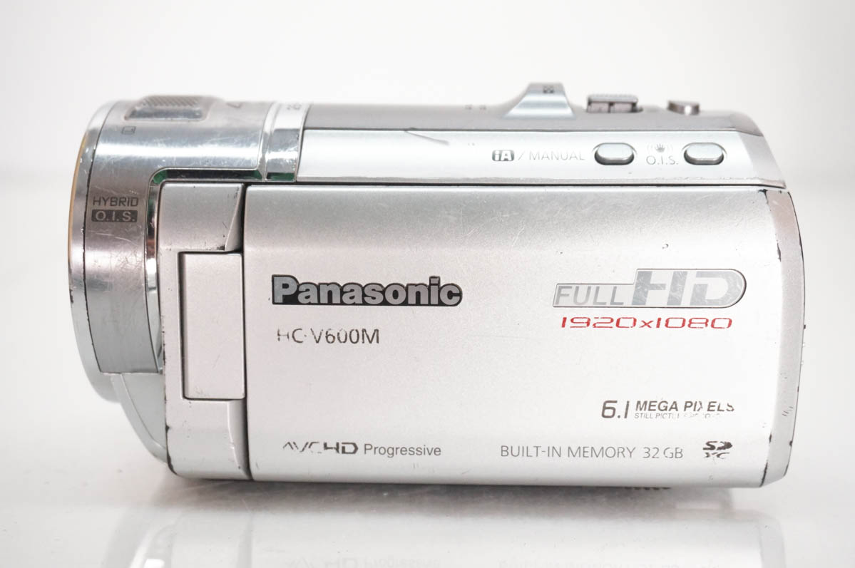 【中古品】Panasonic ビデオカメラ HC-V600M 中古 Panasonicパナソニック デジタルハイビジョンビデオカメラ HC