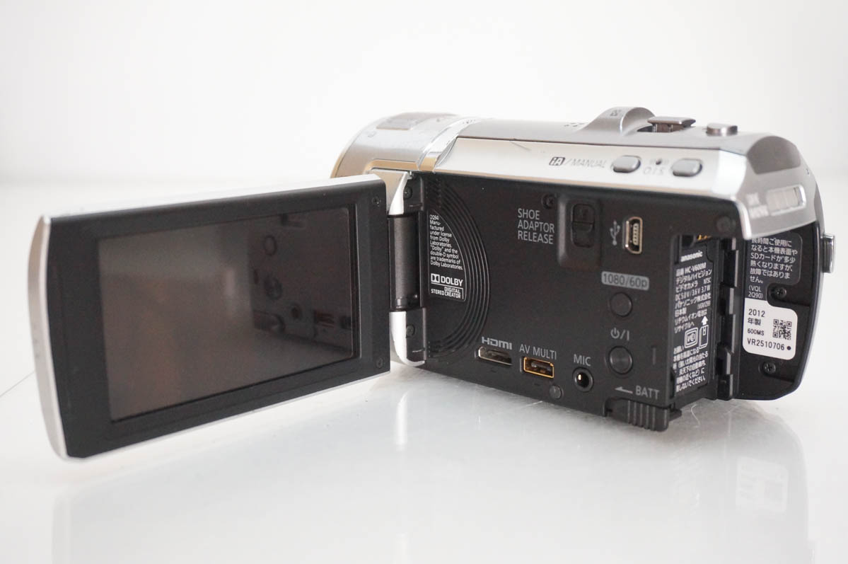【中古品】Panasonic ビデオカメラ HC-V600M 中古 Panasonicパナソニック デジタルハイビジョンビデオカメラ HC