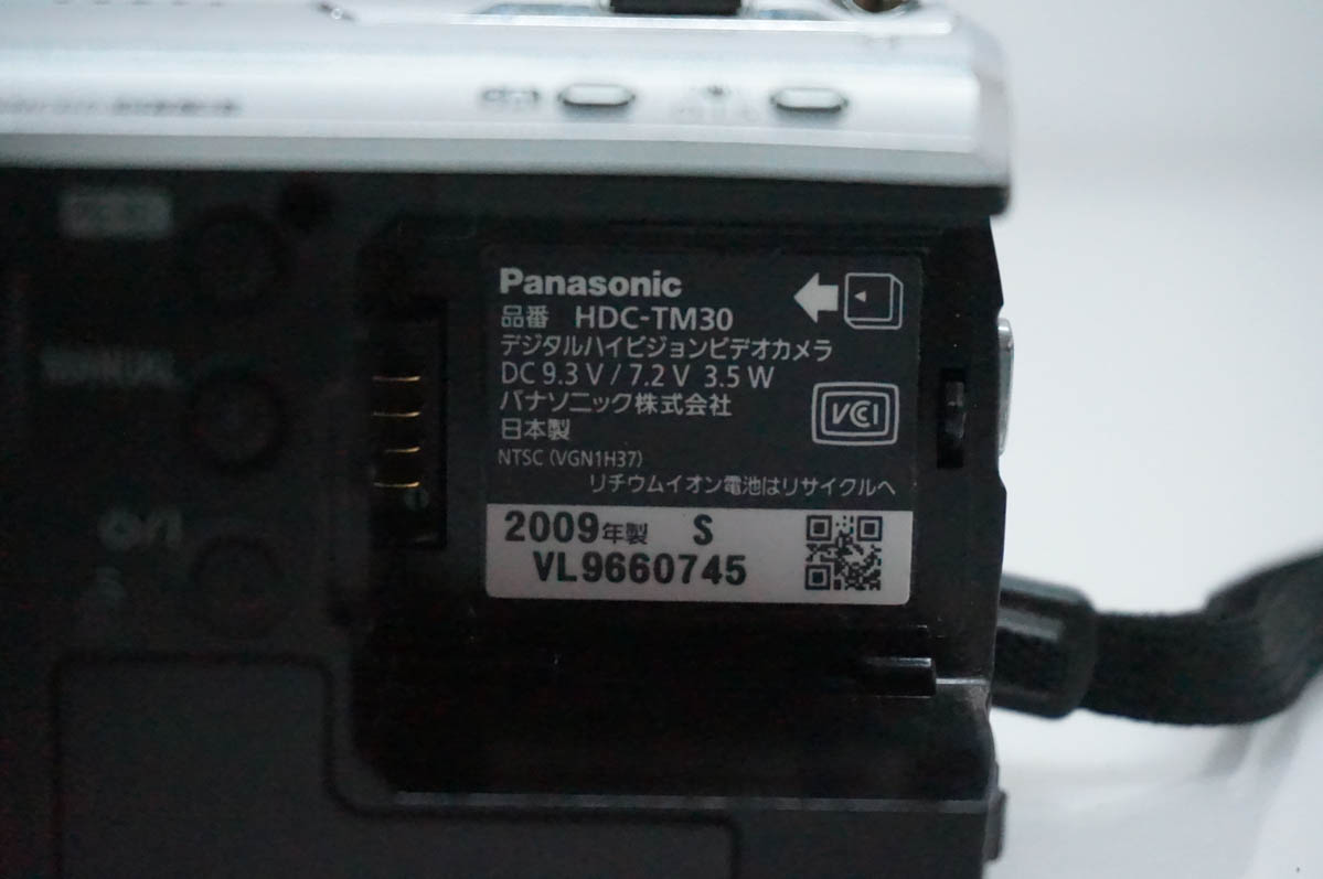 中古 Panasonicパナソニック HDC-TM30 ハイビジョンデジタルビデオ