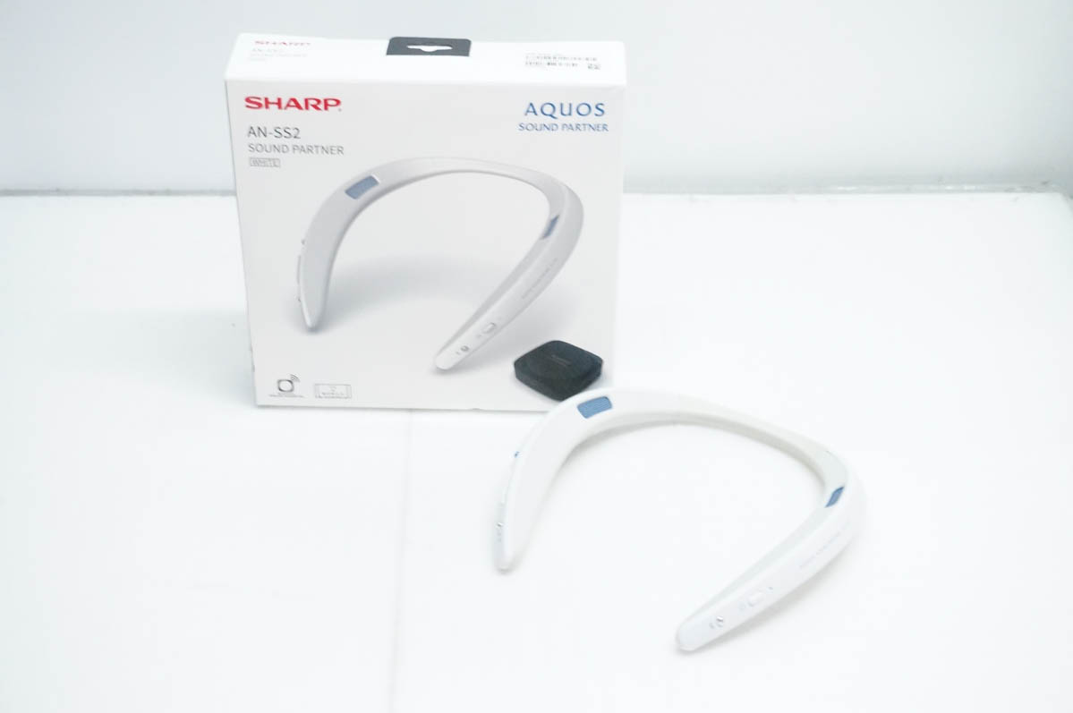 中古 SHARPシャープ ウェアラブルネックスピーカー AQUOS サウンド 