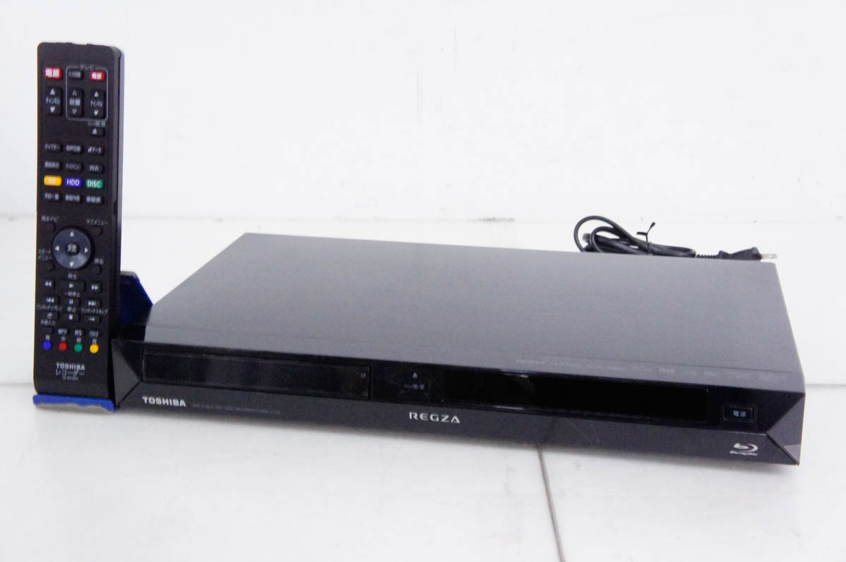 中古 東芝TOSHIBA ブルーレイレコーダー Wチューナー レグザブルーレイ