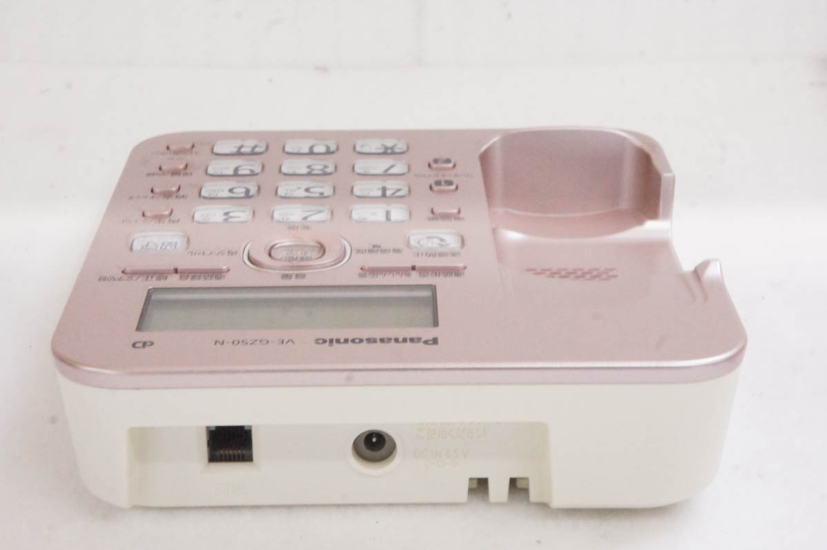 中古 Panasonicパナソニック デジタルコードレス電話機 RU・RU・RU VE