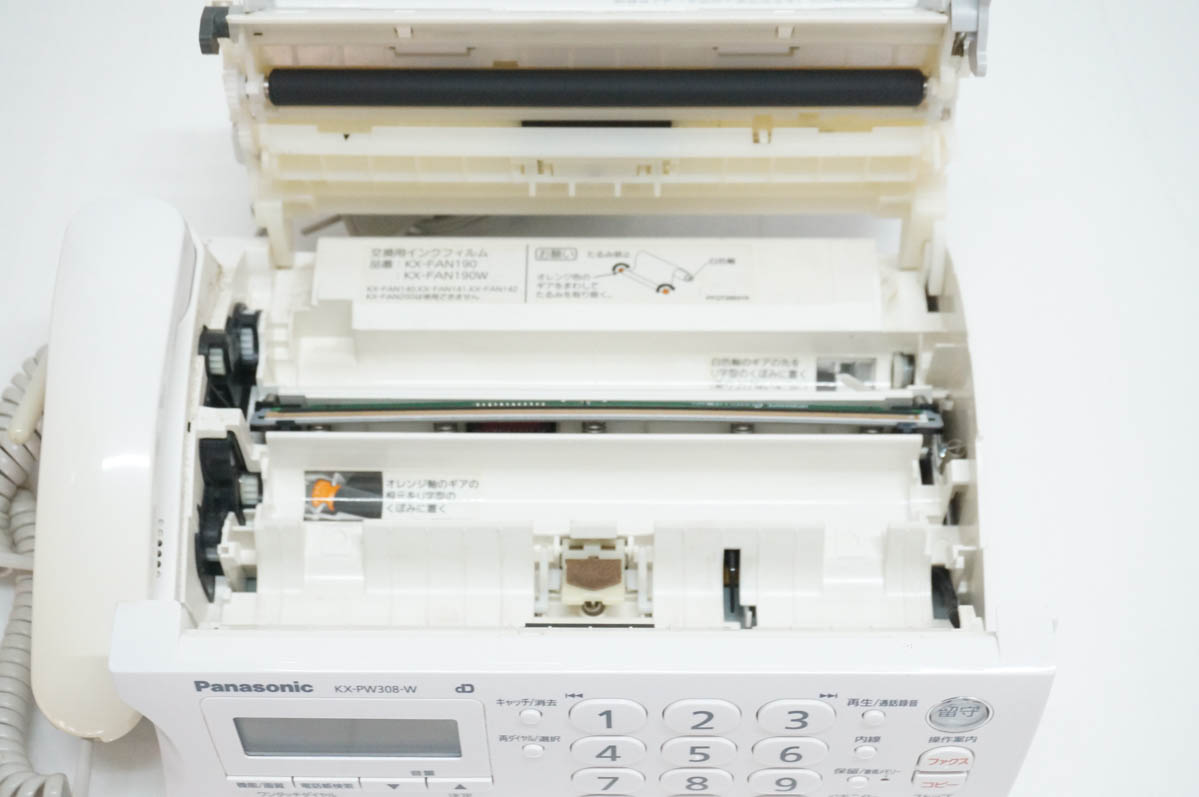 中古 Panasonicパナソニック おたっくす 普通紙FAX KX-PW308 親機のみ