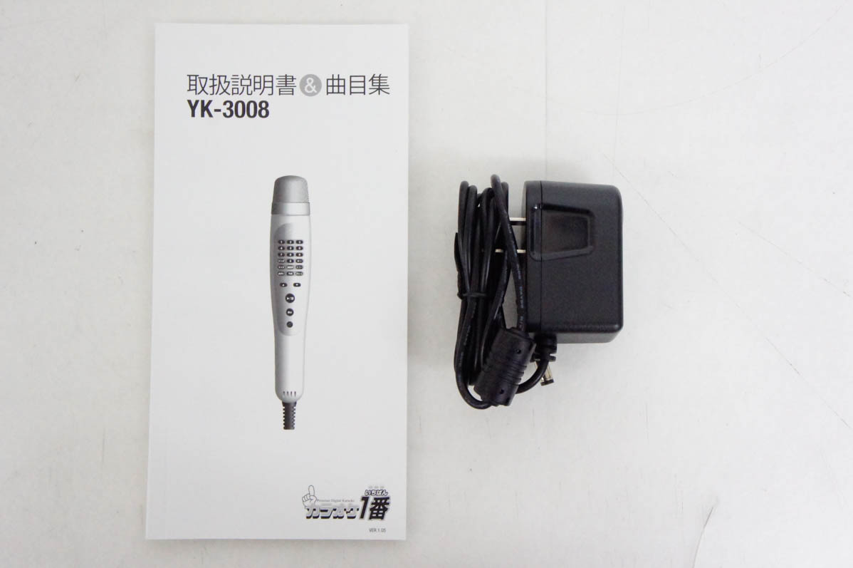 中古 夢グループ パーソナルカラオケマイク カラオケ1番 YK-3008 専用
