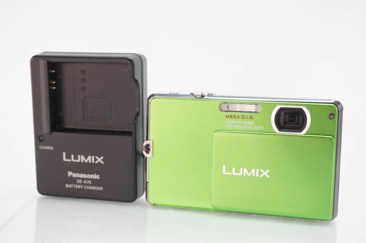 【美品】Panasonic DMC-FP1 コンパクトデジタルカメラ グリーン 中古 Panasonicパナソニック コンパクトデジタルカメラ LUMIX
