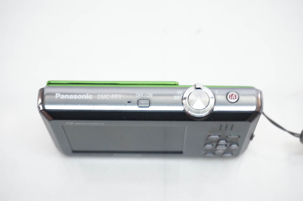 【美品】Panasonic DMC-FP1 コンパクトデジタルカメラ グリーン 中古 Panasonicパナソニック コンパクトデジタルカメラ LUMIX
