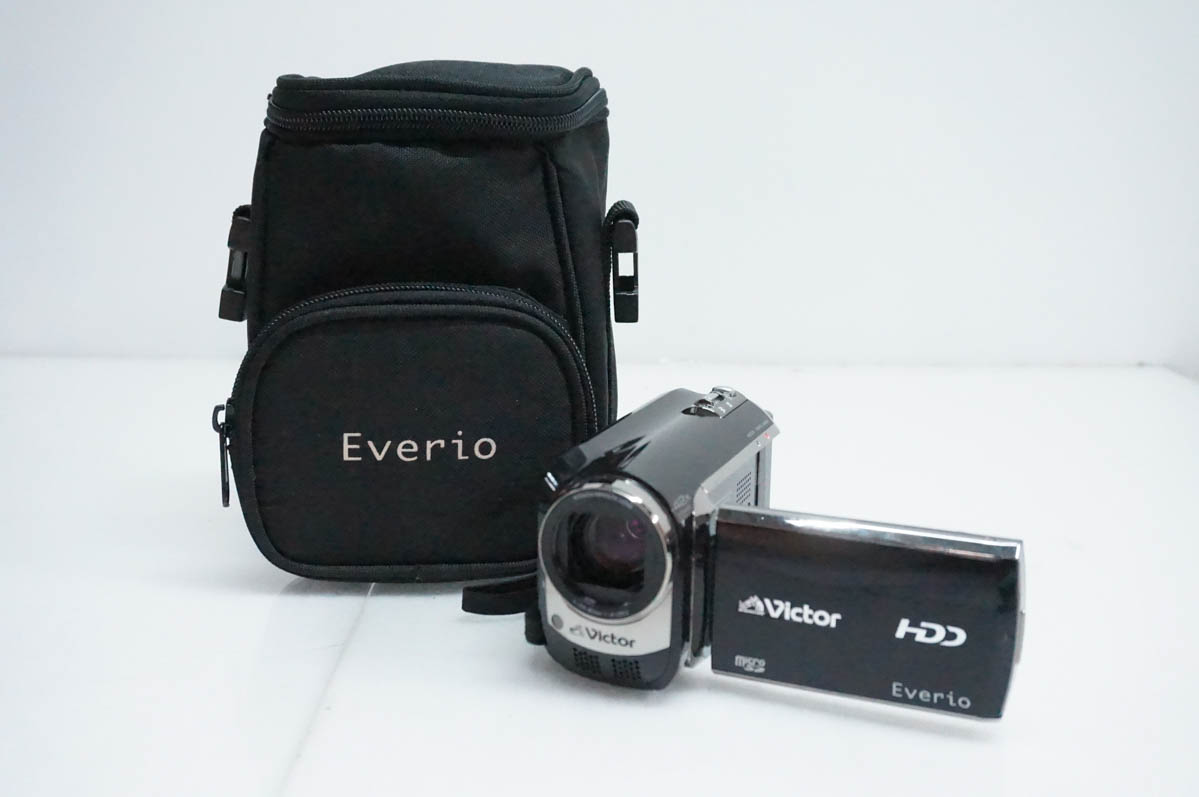 中古 JVC Victorビクター エブリオEverio ビデオカメラ GZ-MG880 HDD120GB内蔵