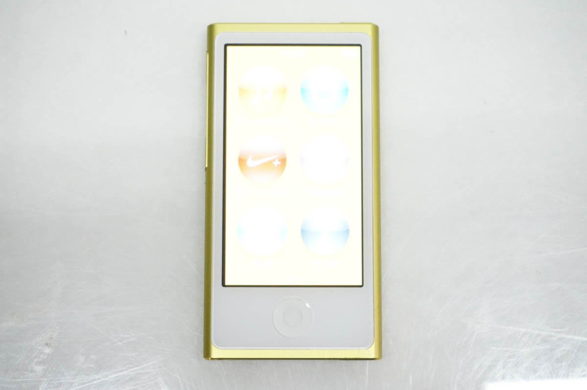 中古 Appleアップル 第7世代 iPod nano 16GB イエロー MD476J : エス