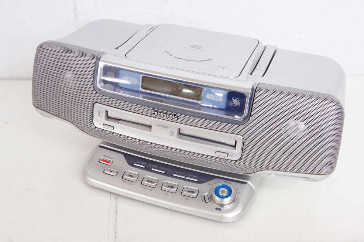 中古 訳あり Panasonicパナソニック パーソナルMDシステム CD／MD