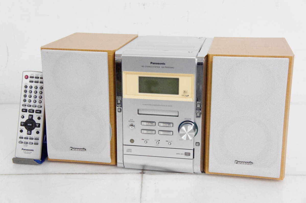 中古 訳あり Panasonicパナソニック MDステレオシステム CD／MD／カセットテープ／ラジオ MDLP対応 SC-PM300MD :  d0232324 : エスネットショップ ヤフー店 - 通販 - Yahoo!ショッピング