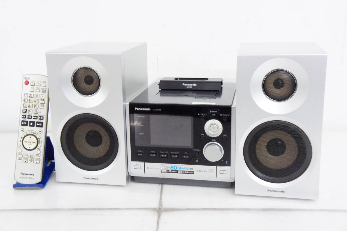 中古品Panasonicパナソニック HDD内蔵CDミニコンポ PANASONIC HDD