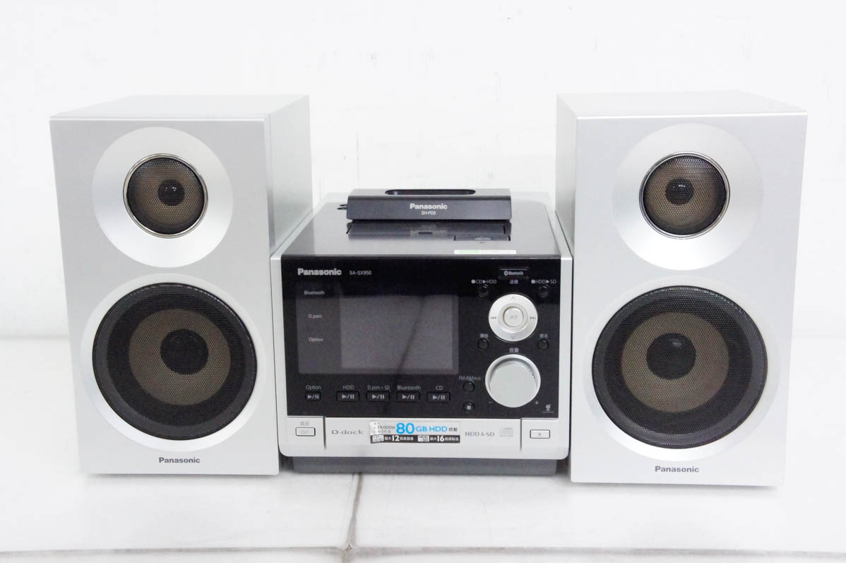 【使用品】Panasonic SC-SX950 SD HDD コンポ 概要 SDステレオシステム SC-SX950 | ミニコンポ／スピーカー