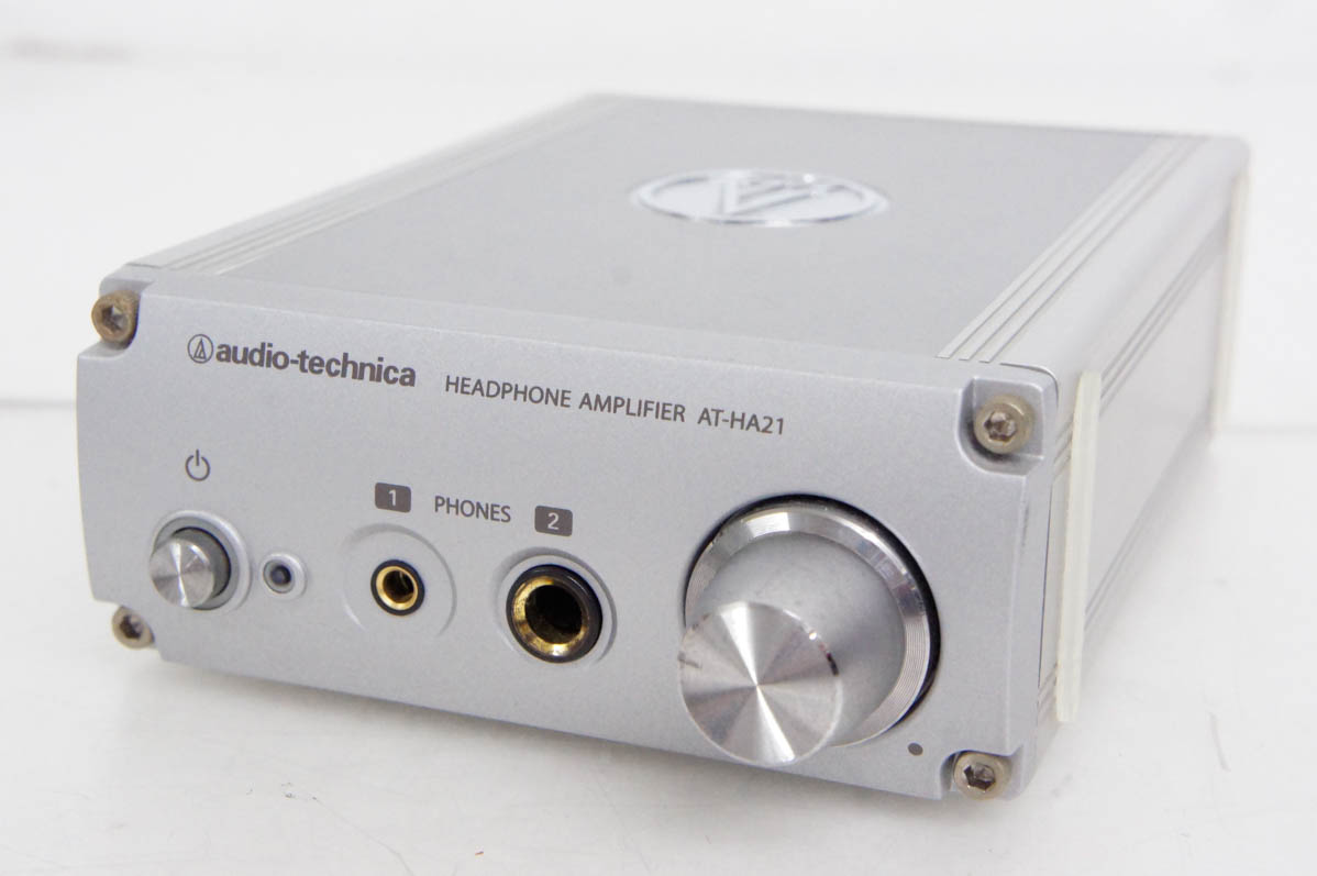 audio-technica ヘッドホンアンプ　AT-HA21 シンプルで使いやすいヘッドホンアンプ audio-technica AT-HA21