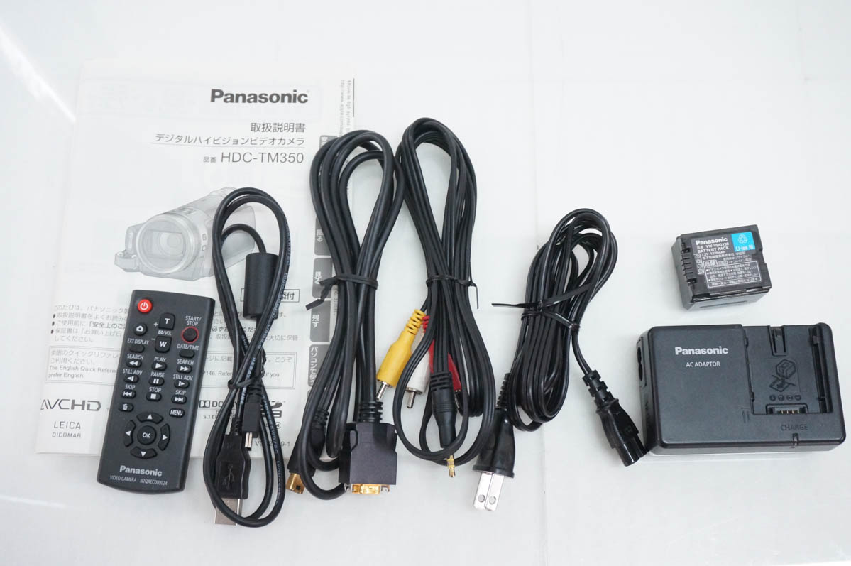 中古 Panasonicパナソニック HDC-TM350 ハイビジョンデジタルビデオ