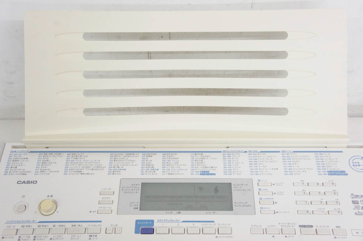 中古 CASIOカシオ 光ナビゲーションキーボード LK-222 電子