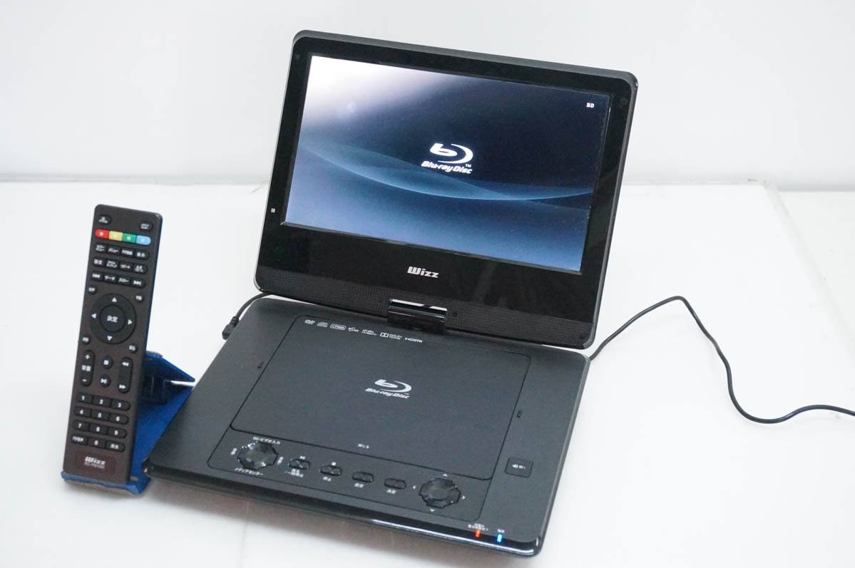 中古 ダイニチ電子 Wizz 10インチポータブルBD/DVDプレーヤー DB