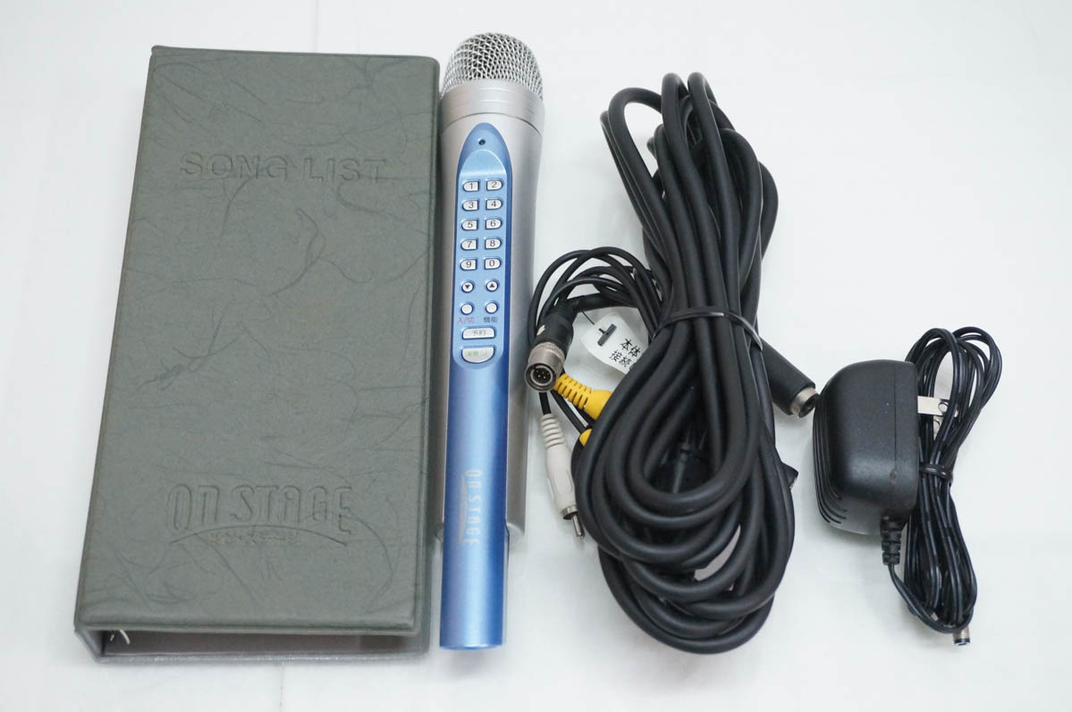 中古 ペアマイク Z-PKD2付き ON STAGE オンステージ 家庭用カラオケ Z
