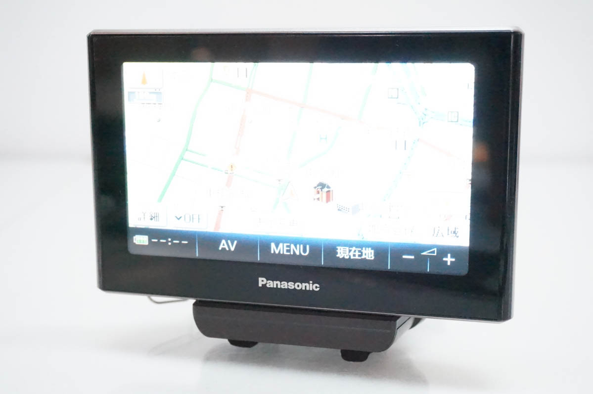 中古 Panasonicパナソニック 5V型ワイド ポータブルSDカーナビ 