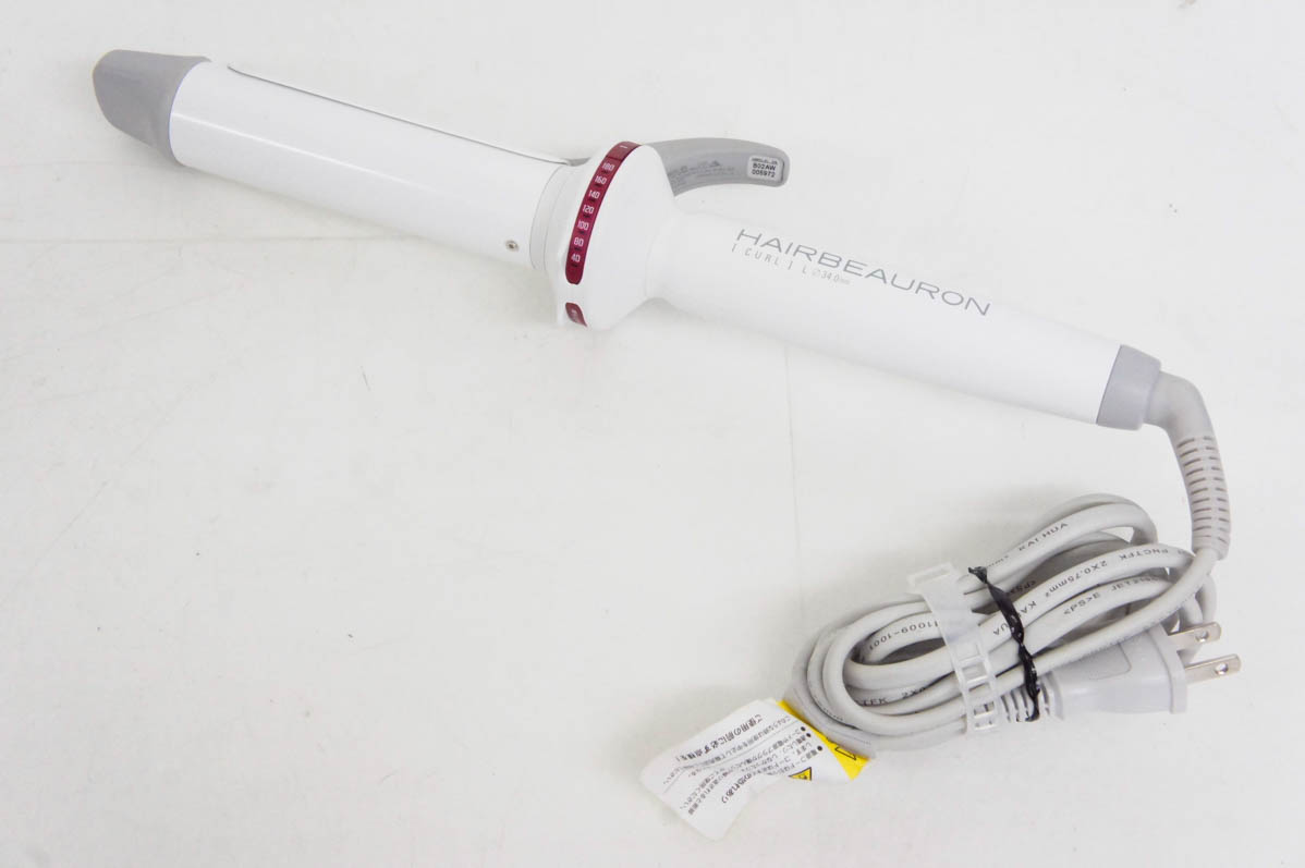 中古 LUMIELINAリュミエリーナ HAIRBEAURON CURL ヘアビューロン カール L-type 34mm HBRCL-GL ヘアアイロン
