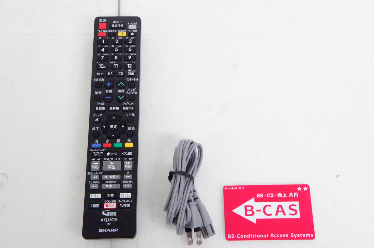 中古 SHARPシャープ AQUOSアクオスブルーレイ ブルーレイディスク