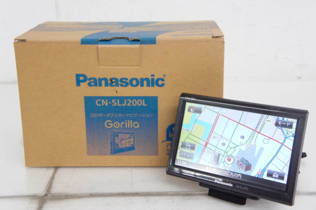 Panasonic SSDポータブルカーナビCN-SLJ200L Gorilla 中古 Panasonic