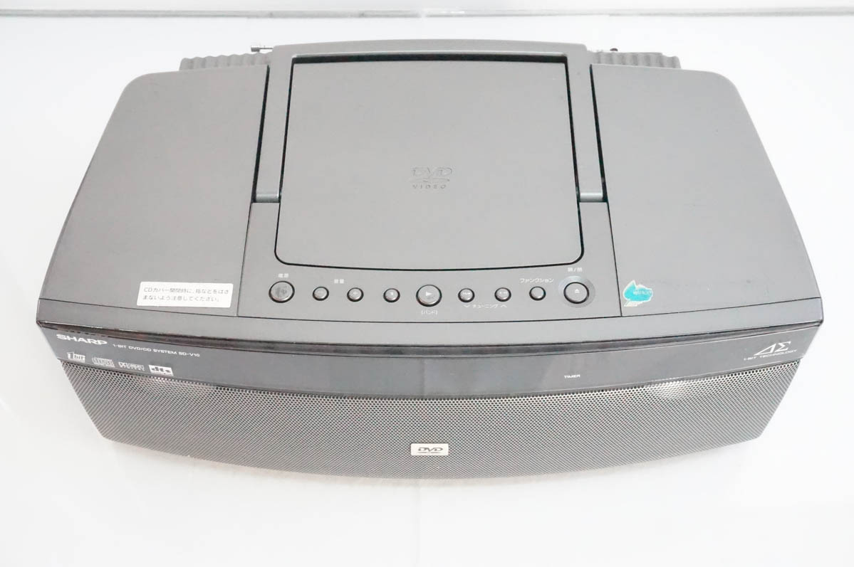 中古 SHARPシャープ 1ビットDVD/CDシステム Auvi CD/DVD/ラジオ SD-V10 オーディオ 関連画像1