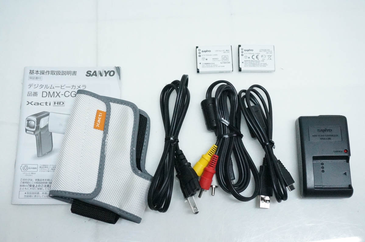 中古 SANYOサンヨー Xactiザクティ デジタルムービーカメラ DMX-CG11