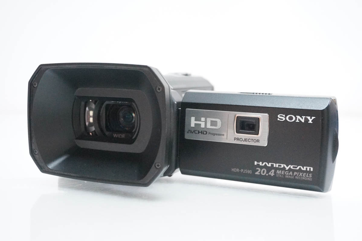 美品 SONY HDR-PJ590V ビデオカメラ プロジェクター付 動作確認済 中古 SONYソニー プロジェクターハンディカム HDR-PJ590V デジタルHD