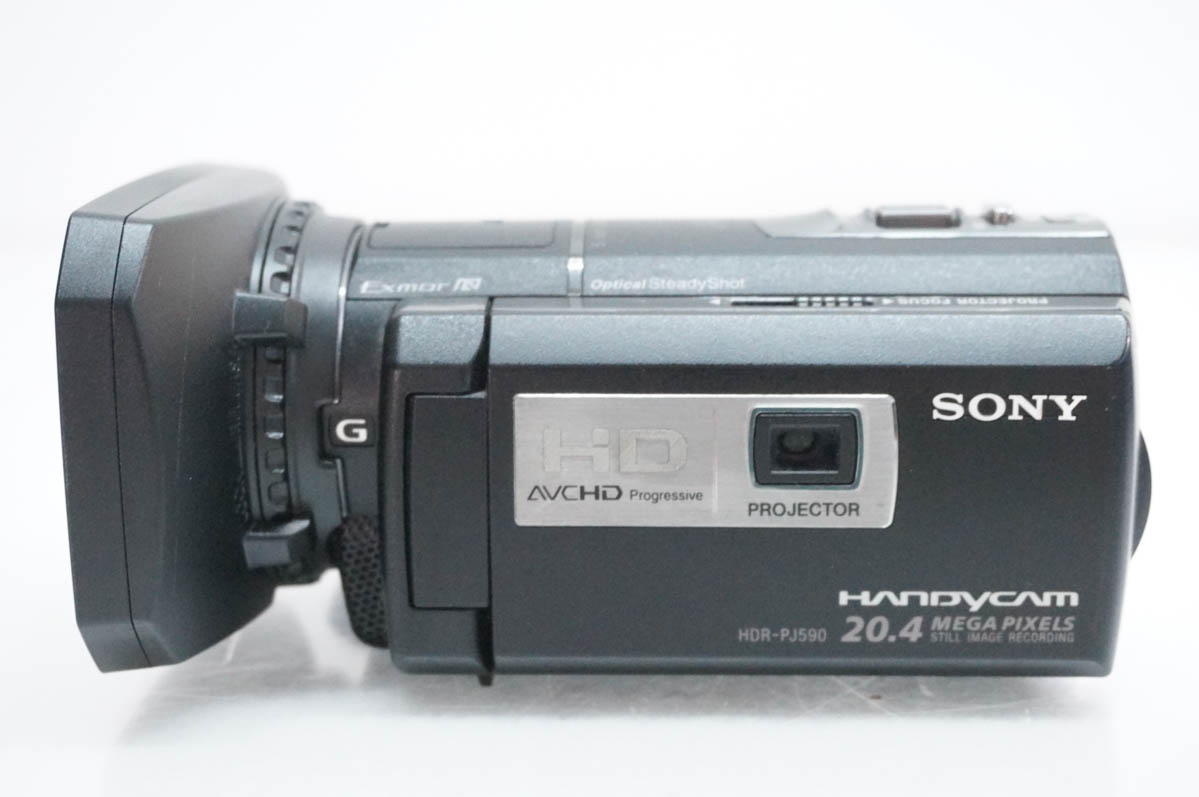 中古 SONYソニー プロジェクターハンディカム HDR-PJ590V デジタルHD