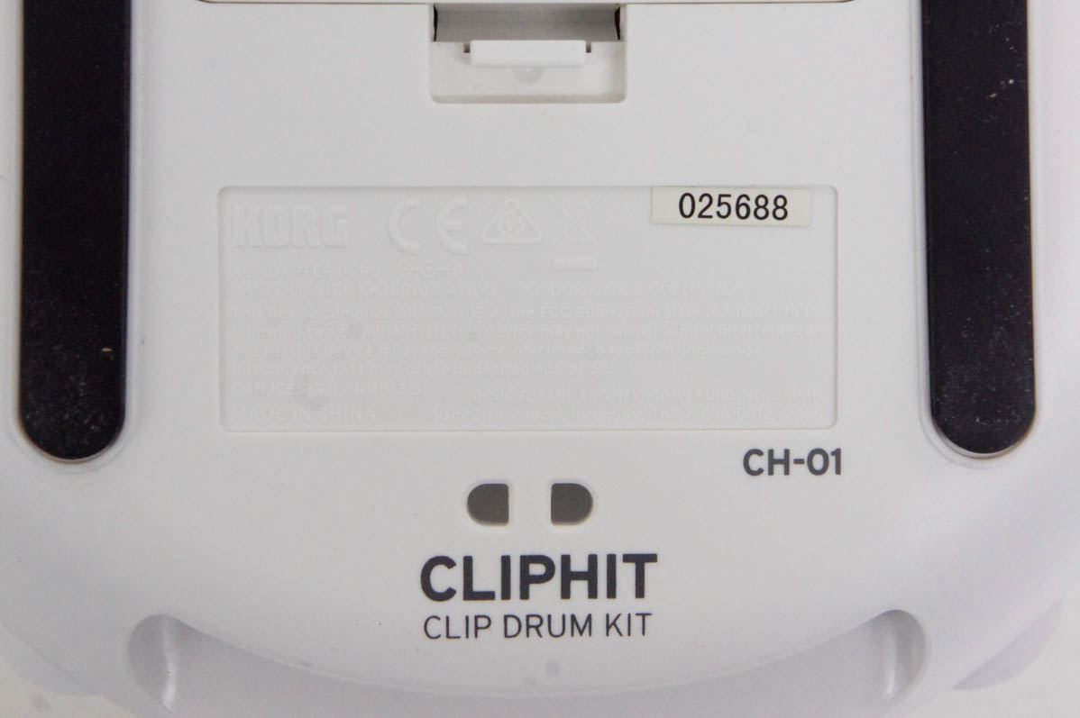 中古 KORGコルグ クリップヒット CH-01 クリップドラムキット CLIPHIT CLIP DRUM KITの画像