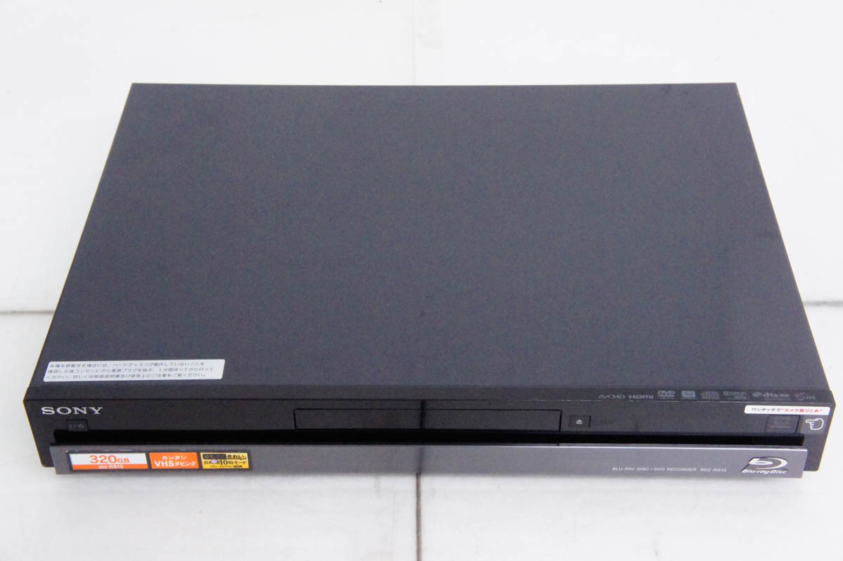 中古 SONYソニー ブルーレイディスク/DVDレコーダー HDD320GB BDZ-RS15