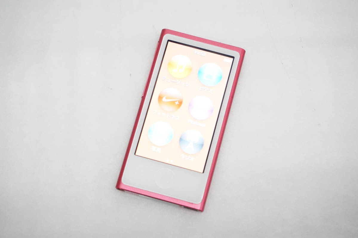 中古 Appleアップル 第7世代 iPod nano 16GB ピンク MD475J : エス