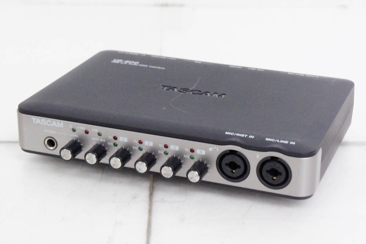 中古 TASCAMタスカム 6IN/4OUTフロントオペレーョンタイプインターフェイス US-600