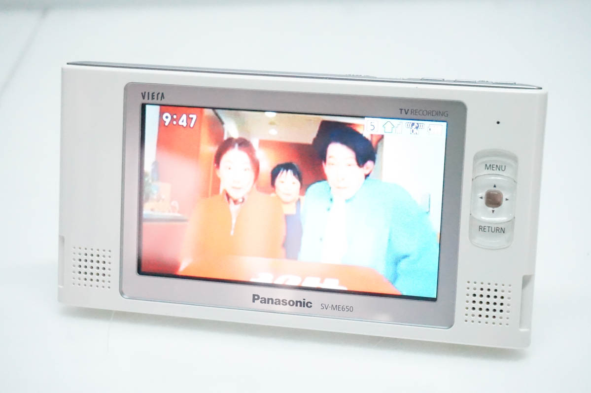 Panasonic 防水ポータブルテレビ　VIERAビエラSV-ME650 中古 Panasonicパナソニック ポータブルワンセグテレビ 5V型 VIERA