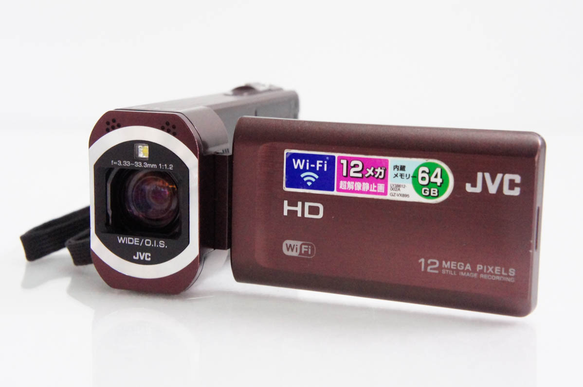 ★JVC　Everio　ハイビジョン デジタルビデオカメラ】★保管美品★ 中古 JVC Victorビクター エブリオEverio ハイビジョンデジタルビデオ