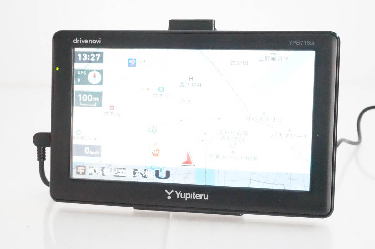 中古 C Yupiteruユピテル 7.0型 ワンセグ内蔵 ポータブルカーナビ