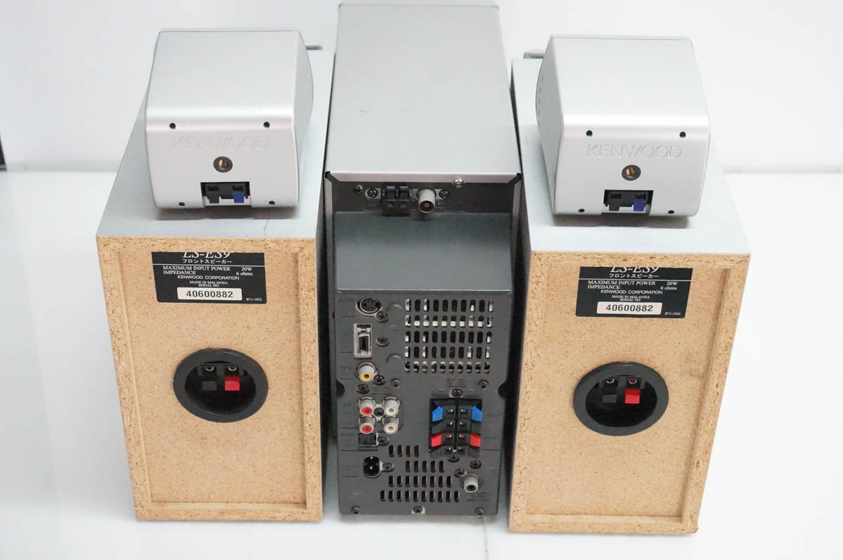 中古 KENWOODケンウッド コンパクトHi-Fiシステム DVD／CD／MD／ラジオ
