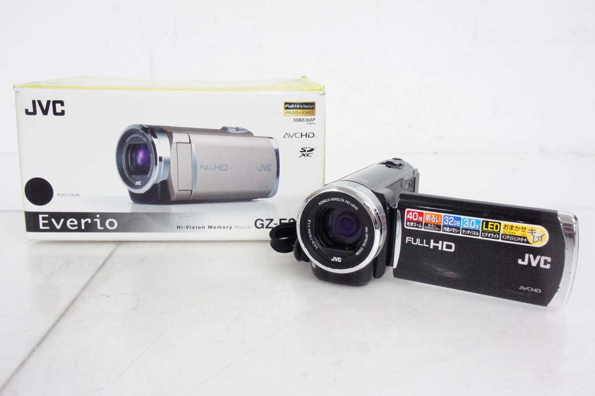 中古 JVC Victorビクター エブリオEverio ハイビジョンメモリー
